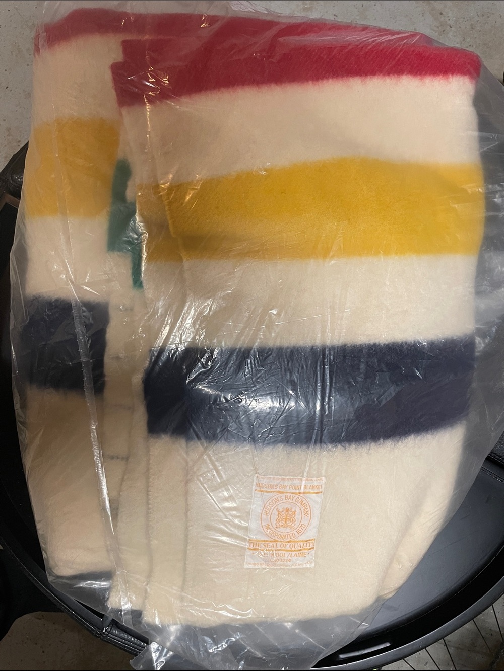 Hudson’s Bay Company Point Blanket Wool - Freshly Dry-Cleaned - 6 Point